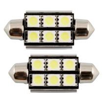 ACCESORIOS PARA EL AUTOMOVIL BOM12622 - BOMBILLA PLAFONIER 6 LED 39 MM