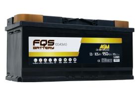 FQS FQS100AGM0 - BATERÍA AGM L6 12V 105AH 950A EN + D