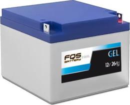 FQS FQS1226GEL - BATERÍA INDUSTRIAL GEL 12V 26AH