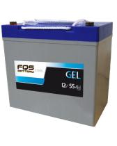 FQS FQS1255GEL - BATERÍA INDUSTRIAL GEL 12V 55AH