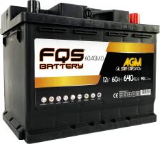 FQS FQS60AGM0 - BATERÍA AGM L2 12V 60AH 640A EN + D