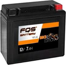 FQS YB7LB2 - BATERÍA MOTO 12V 7AH 85A CCA + D