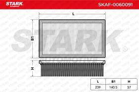 STARK RECAMBIOS SKAF0060091 - AIR FILTER