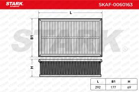 STARK RECAMBIOS SKAF0060163 - FILTRO DE AIRE