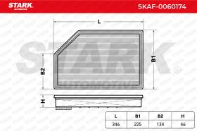 STARK RECAMBIOS SKAF0060174 - AIR FILTER