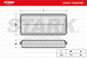 STARK RECAMBIOS SKAF0060181 - AIR FILTER