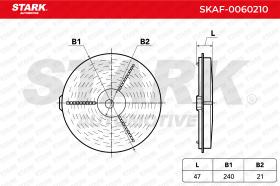 STARK RECAMBIOS SKAF0060210 - AIR FILTER