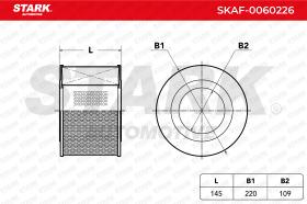 STARK RECAMBIOS SKAF0060226 - AIR FILTER