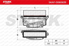 STARK RECAMBIOS SKAF0060639 - AIR FILTER