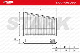 STARK RECAMBIOS SKAF0060644 - AIR FILTER