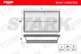 STARK RECAMBIOS SKAF0060722 - AIR FILTER