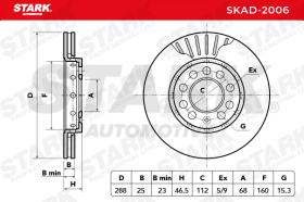 STARK RECAMBIOS SKAD2006 - BRAKE DISC