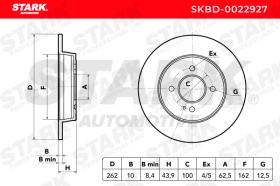 STARK RECAMBIOS SKBD0022927 - BRAKE DISC