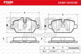 STARK RECAMBIOS SKBP0010139 - PASTILLAS DE FRENO