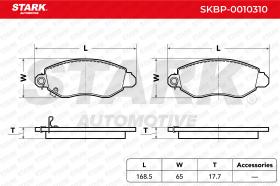 STARK RECAMBIOS SKBP0010310 - BRAKE PAD SET, DISC BRAKE