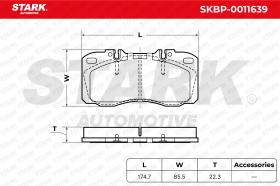 STARK RECAMBIOS SKBP0011639 - BRAKE PAD SET, DISC BRAKE