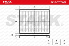 STARK RECAMBIOS SKIF0170051 - FILTRO DE HABITACULO