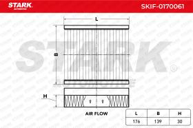 STARK RECAMBIOS SKIF0170061 - FILTRO DE HABITACULO