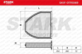 STARK RECAMBIOS SKIF0170069 - FILTRO DE HABITACULO