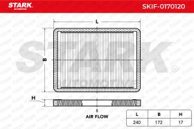 STARK RECAMBIOS SKIF0170120 - FILTER, INTERIOR AIR