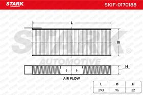 STARK RECAMBIOS SKIF0170188 - FILTRO DE HABITACULO