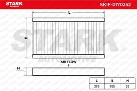 STARK RECAMBIOS SKIF0170252 - FILTRO DE HABITACULO