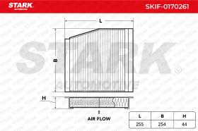 STARK RECAMBIOS SKIF0170261 - FILTRO DE HABITACULO