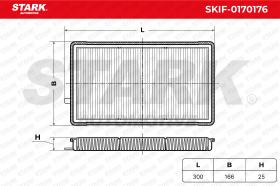 STARK RECAMBIOS SKIF0170176 - FILTER, INTERIOR AIR
