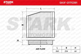 STARK RECAMBIOS SKIF0170391 - FILTER, INTERIOR AIR