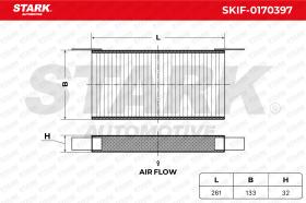 STARK RECAMBIOS SKIF0170397 - FILTER, INTERIOR AIR
