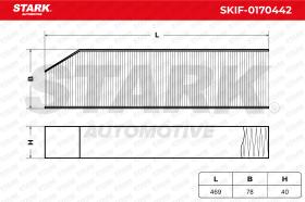 STARK RECAMBIOS SKIF0170442 - FILTER, INTERIOR AIR