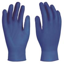 GUANTES NITRILO 2570 - GUANTES NITRILO AZUL TALLA S