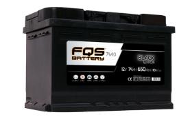 FQS FQS74A0 - BATERIA  BLACK L3 12V 74AH 650A EN + D