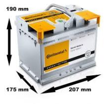 CONTINENTAL 2800012019280 - BATERIA CONTI L1 12V 55AH 540A EN+D
