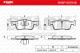 STARK RECAMBIOS SKBP0011148 - BRAKE PAD SET, DISC BRAKE