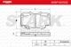 STARK RECAMBIOS SKBP0011232 - BRAKE PAD SET, DISC BRAKE