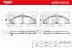 STARK RECAMBIOS SKBP0011419 - BRAKE PAD SET, DISC BRAKE
